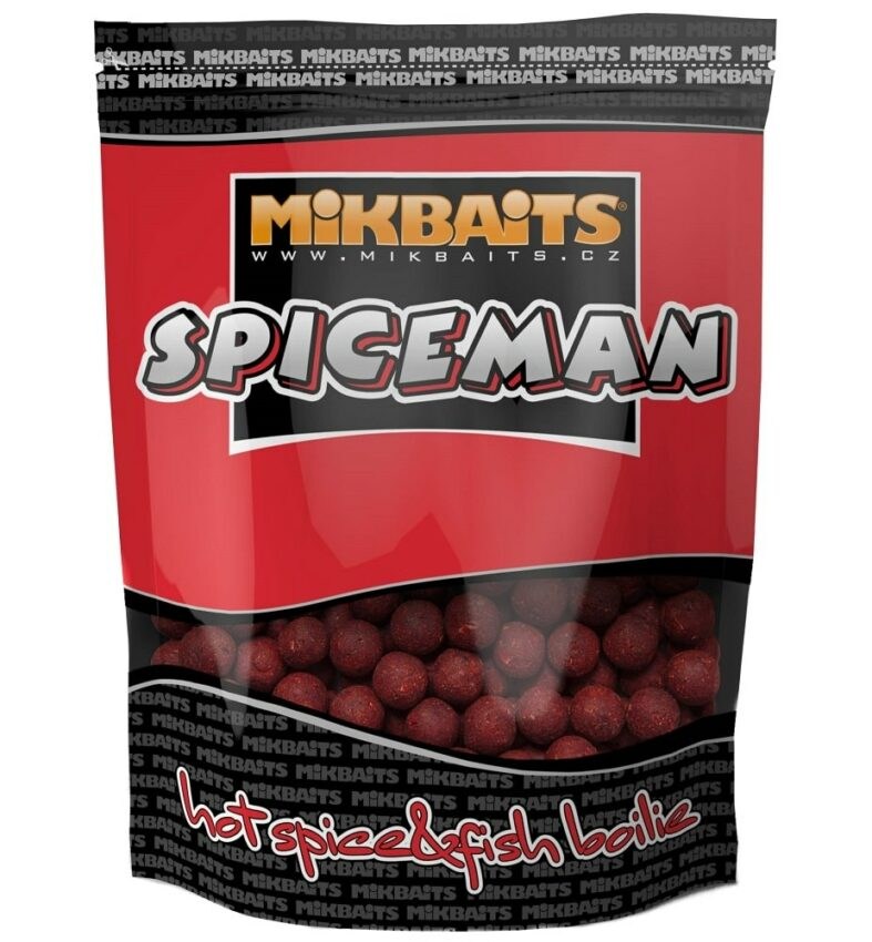 Mikbaits Boilie Spiceman Kořeněná játra 1kg - 24mm
