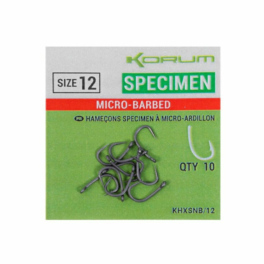 Korum Háčky Xpert Specimen Hooks 10ks - vel. 10