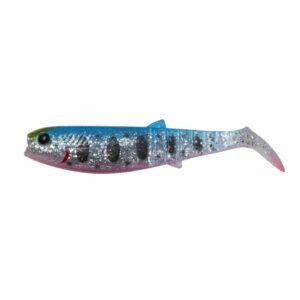 Savage Gear Gumová nástraha Cannibal Paddletail Blue Pink Smolt UV - 8cm 5g
