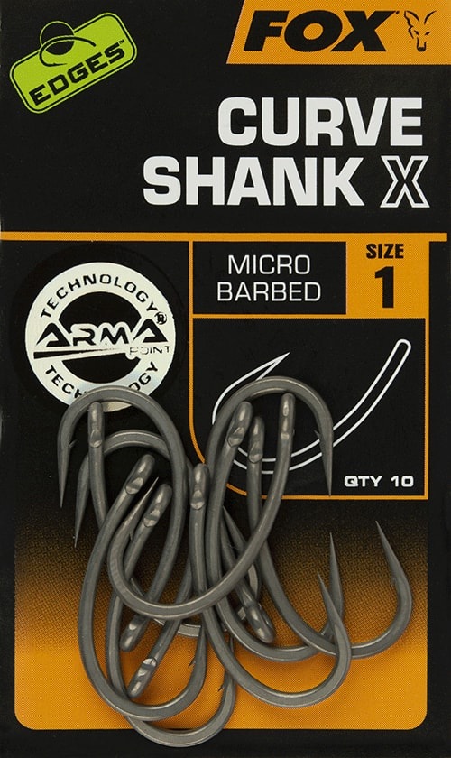 Fox Háčky Edges Curve Shank X Hooks 10ks - vel.1