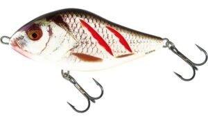 Salmo Wobler Slider Sinking 10cm - Wounded Real Grey Shiner