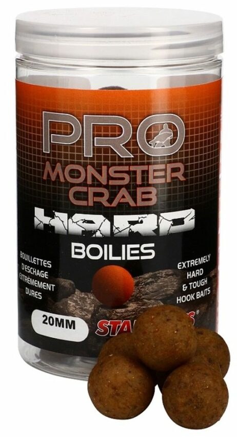 Starbaits Boilie Hard Probiotic Monster Crab 200g - 24mm