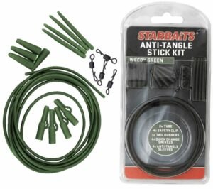 Starbaits Sada závěs na olovo Anti Tangle Stick Kit 4ks - zelená