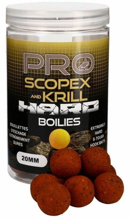 Starbaits Boilie Hard Probiotic Scopex Krill 24mm 200g