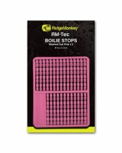 RidgeMonkey Zarážka RM-Tec Boilie Stops 216ks - Růžová