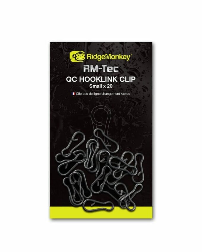 RidgeMonkey Klip RM-Tec Quick Change Hooklink Clip Small 20ks