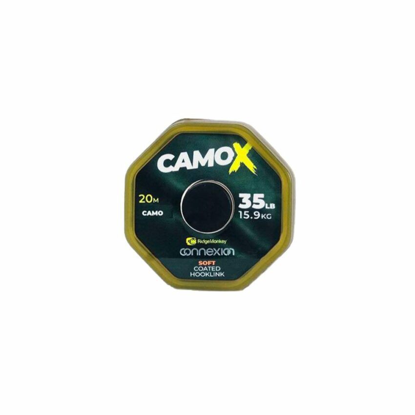 RidgeMonkey Šňůrka Connexion CamoX Soft Coated Hooklink 20m - 25lb