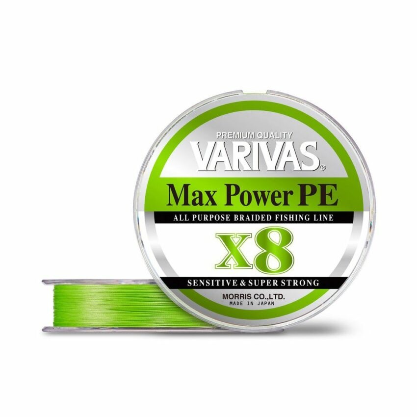 Varivas Šňůra Max Power PE X8 Lime Green 150m - 0