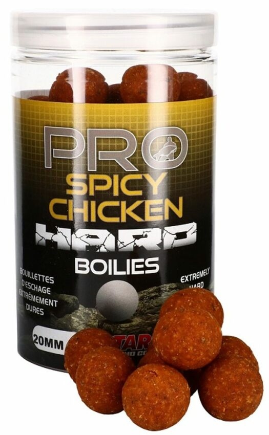 Starbaits Boilie Hard Probiotic Spicy Chicken 200g - 24mm