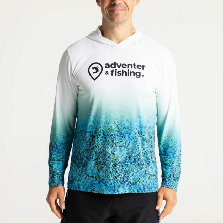 Adventer & fishing Funkční hoodie UV tričko Bluefin Trevally - L