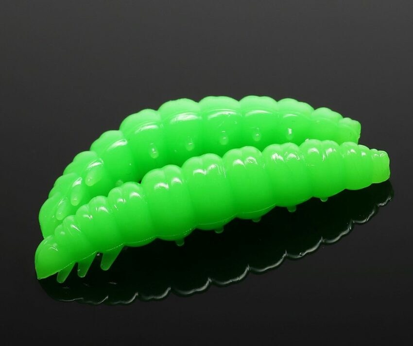 Libra Lures Larva Hot Green - 3