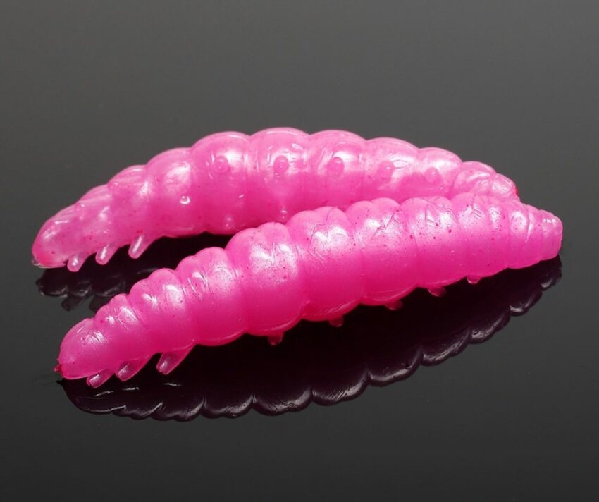 Libra Lures Larva Pink Pearl - 3