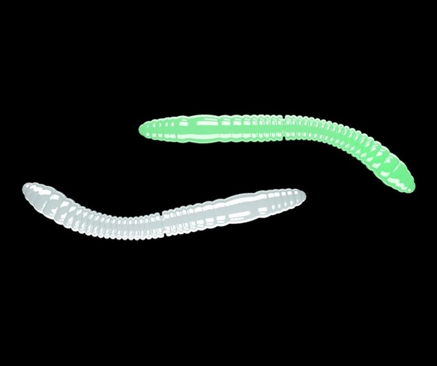 Libra Lures Fatty D’Worm Glow UV green - D’Worm 6