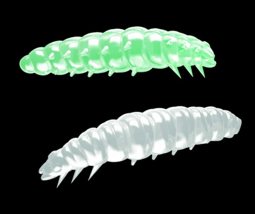 Libra Lures Larva Glow UV green - 3