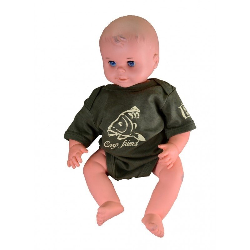 R-spekt Baby body Carp Friend khaki - 12-18 měsíců