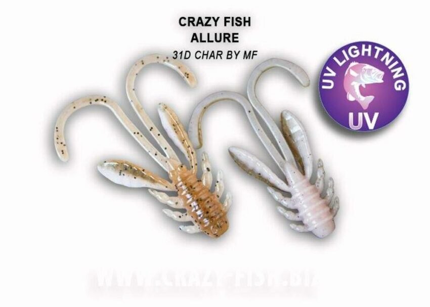 Crazy Fish Gumová Nástraha Allure 31D - 4cm 8ks