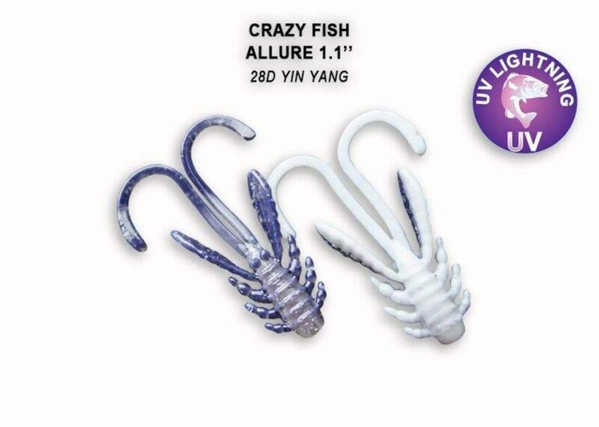 Crazy Fish Gumová nástraha Allure 28D - 2