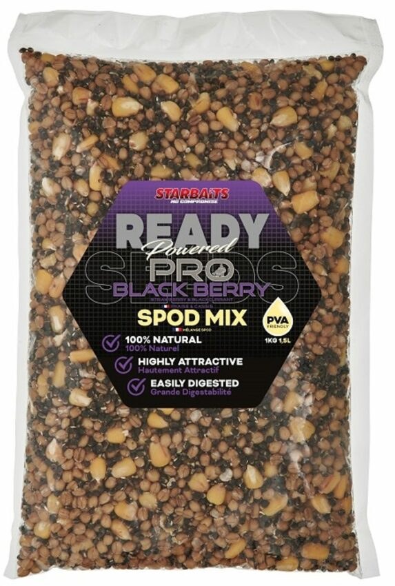 Starbaits Směs partiklů Spod Mix Ready Seeds Pro 1kg - Blackberry