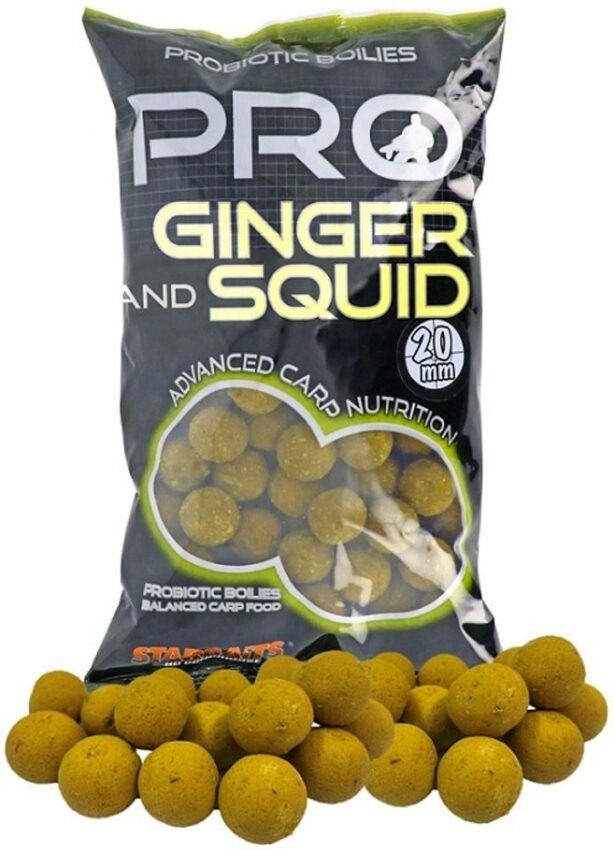 Starbaits Pro Ginger Squid Boilies 1kg - 14mm