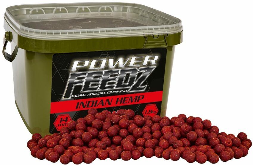 Starbaits Boilies Power FEEDZ Indian Hemp 1