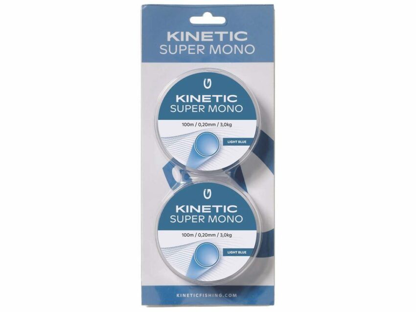 Kinetic Vlasec Super Mono Light Blue 2x100m - 0