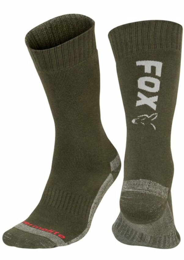 Fox Ponožky Collection Thermolite long sock Green/Silver - 40-43