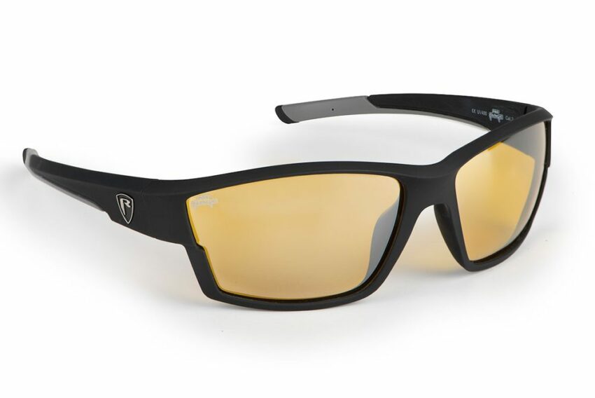 Fox Rage Brýle Matt Black Frame Sunglasses Amber Lense Wraps